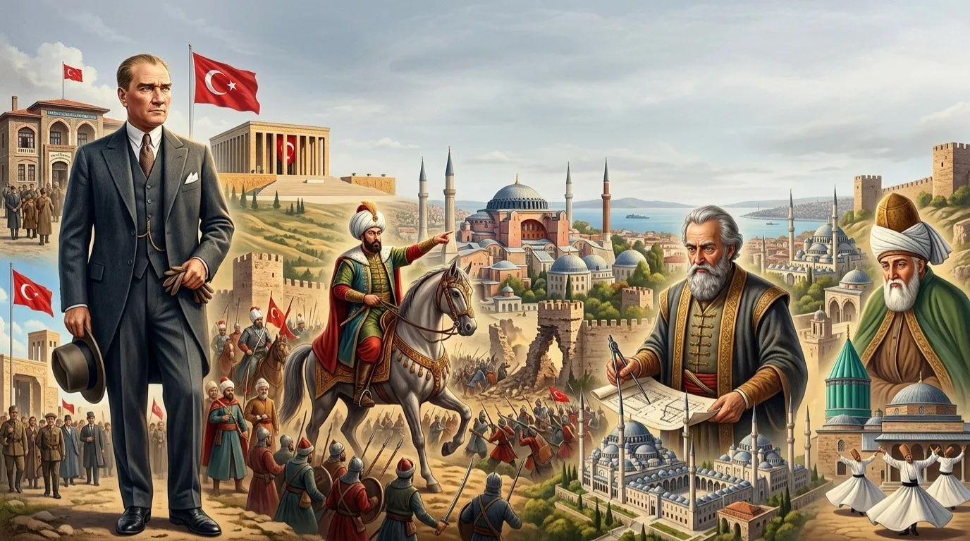 Die Türken, die der Geschichte die Richtung wiesen